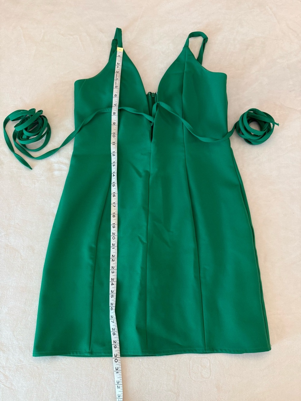 ASOS | Deep V Mini Dress - Picture 8 of 12
